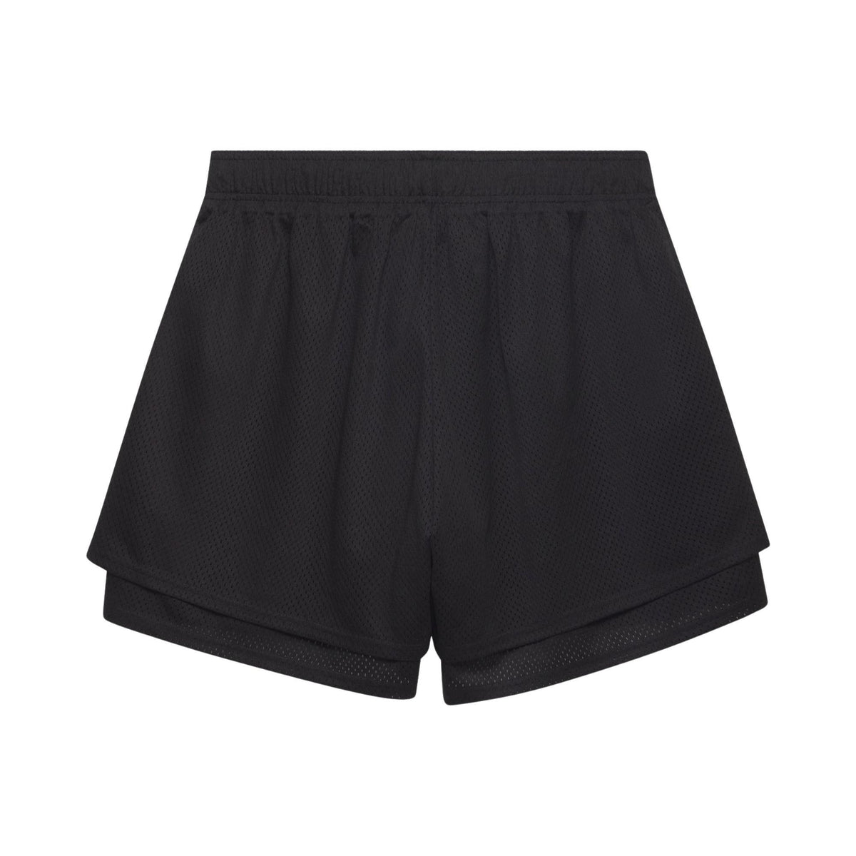 Sp5der Mesh Double Layer Short Onyx back