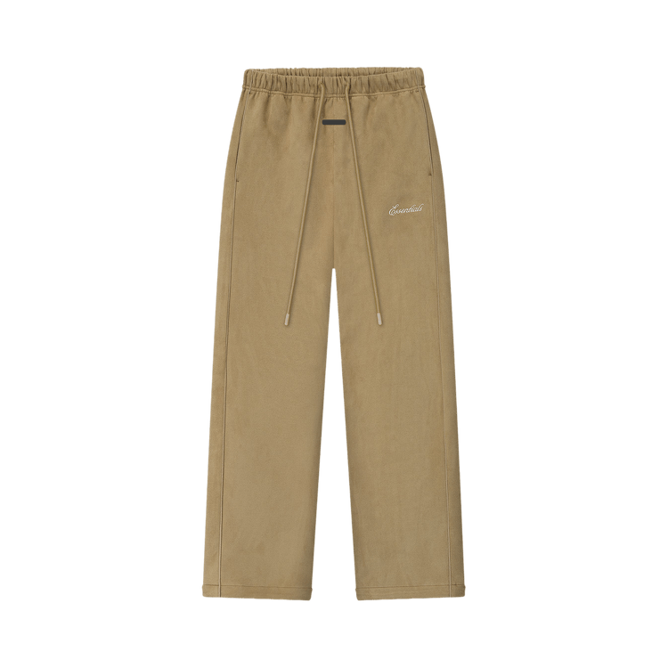 Fear of God Essentials Women's Suede Fleece Signature Relaxed Pant Dune (SS26)