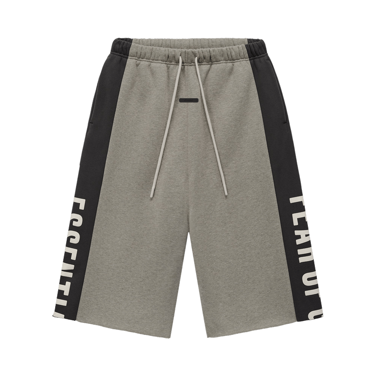 Fear of God Essentials Panelled Raw Cut Off Sweatpant Seal Heather/ Iron Grey (SS26)