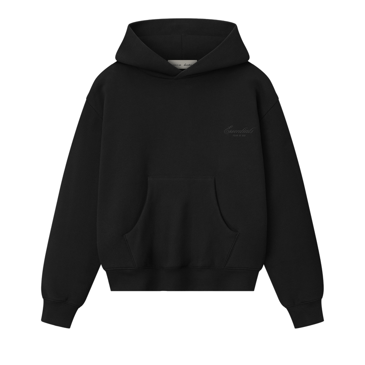 Fear of God Essentials Women's Signature Classic Hoodie Vintage Black (SS26)