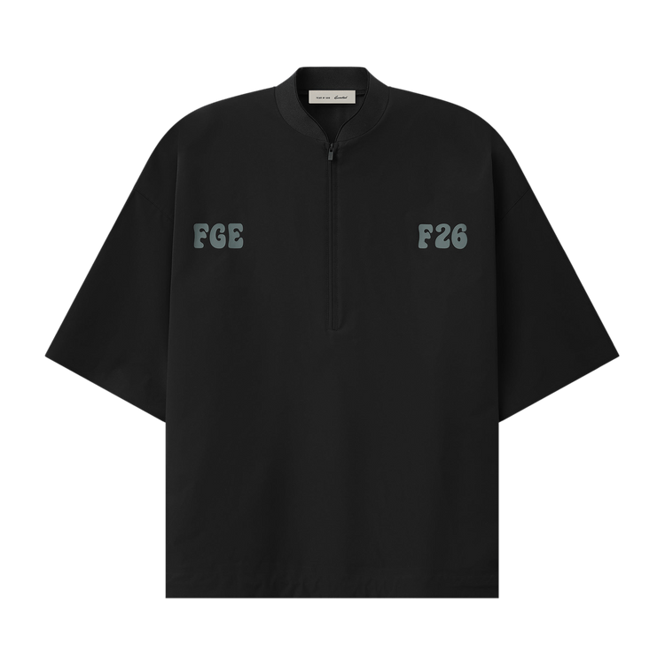 Fear of God Essentials Half Zip Shirt Vintage Black (SS26)