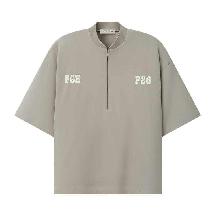 Fear of God Essentials Half Zip Shirt Seal (SS26)