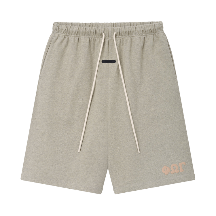 Fear of God Essentials Heavy Jersey 90s Sweatshort Washed Seal Heather (SS26)