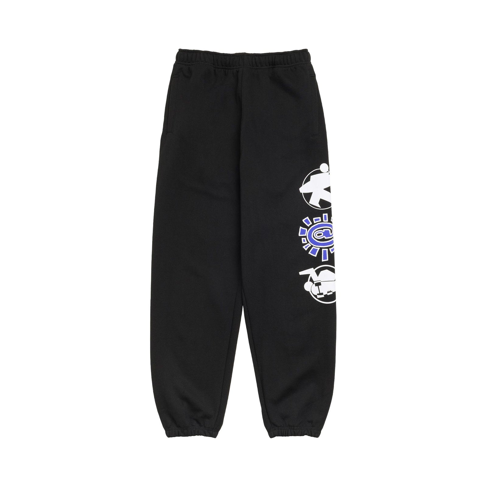 Stussy x Always Do What You Should Do Stack Sweatpants Black front