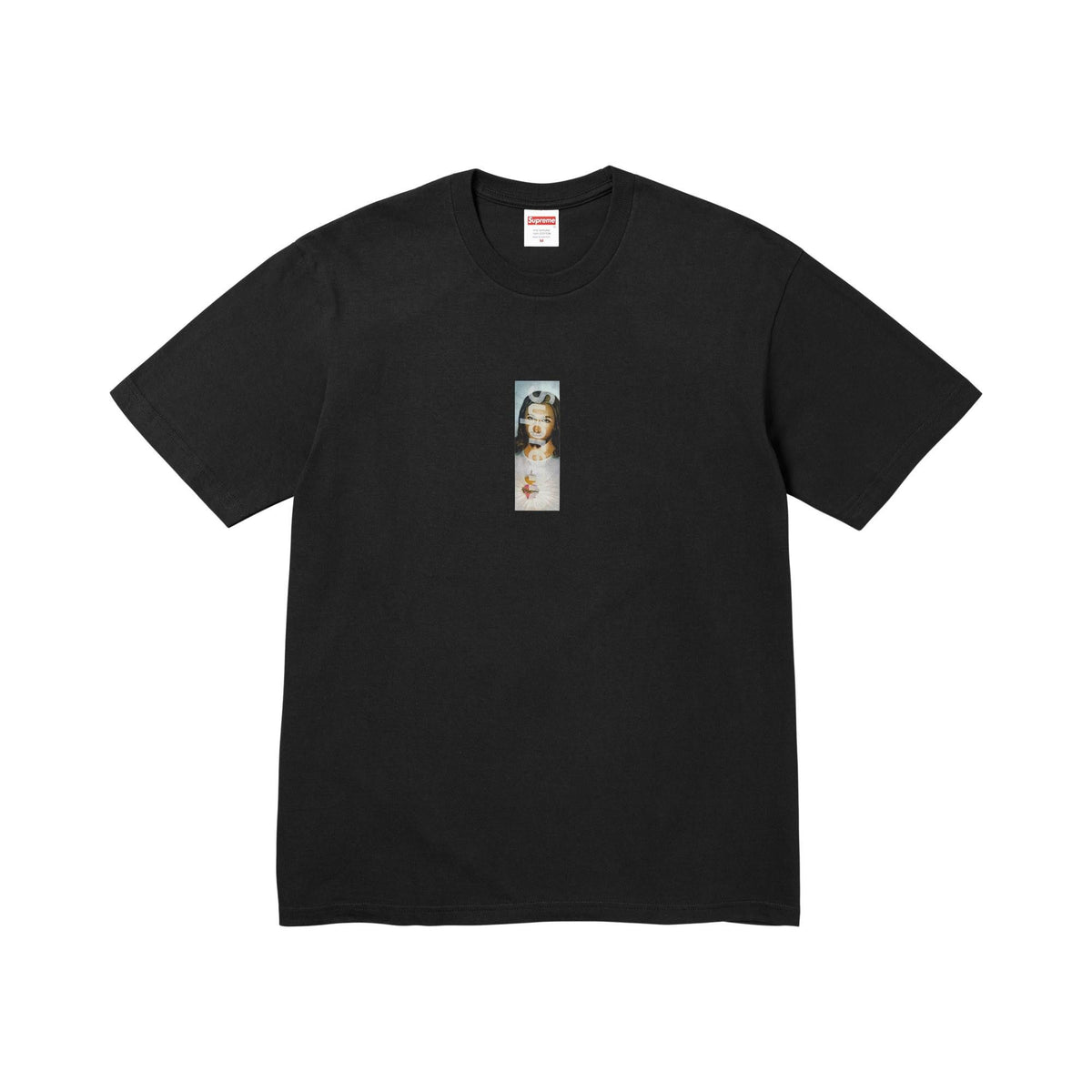 Supreme Prayer Card Box Logo Tee Black