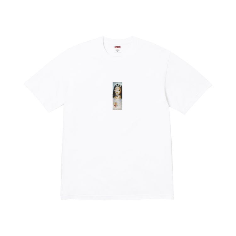 Supreme Prayer Card Box Logo Tee White