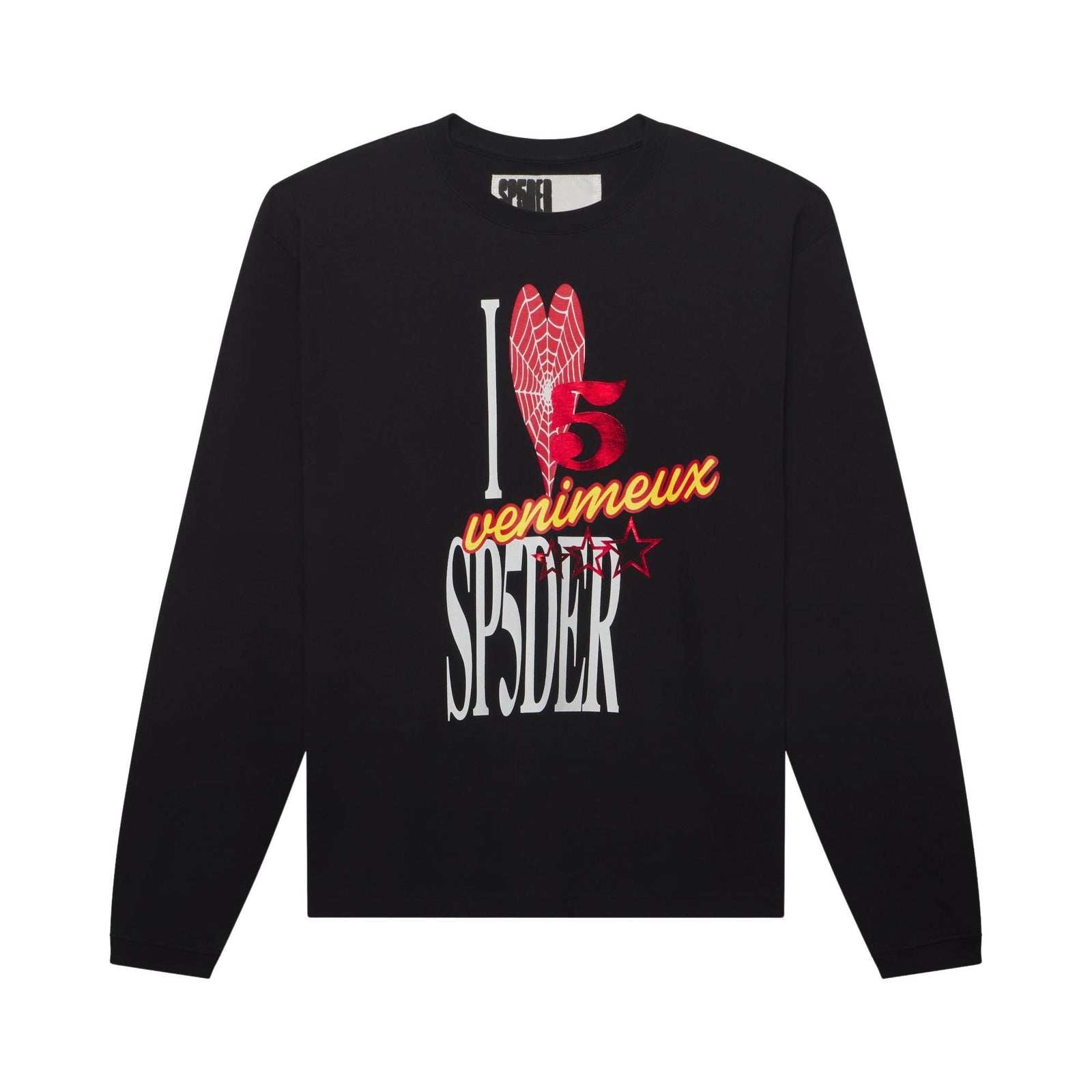 Sp5der Souvenir V2 Long Sleeve Onyx front