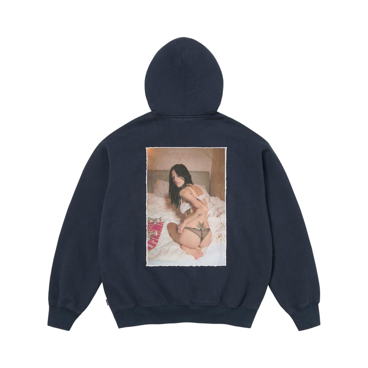 Supreme x Larry Clark Zip Up Hooded Sweatshirt Navy