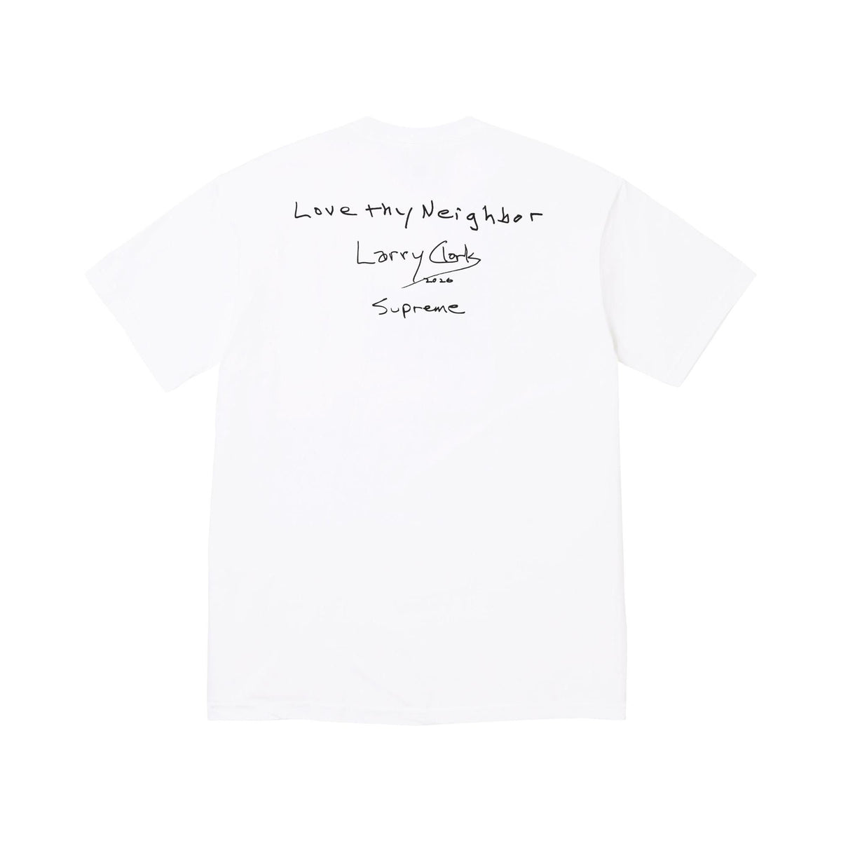 Supreme x Larry Clark Neighbor Tee White
