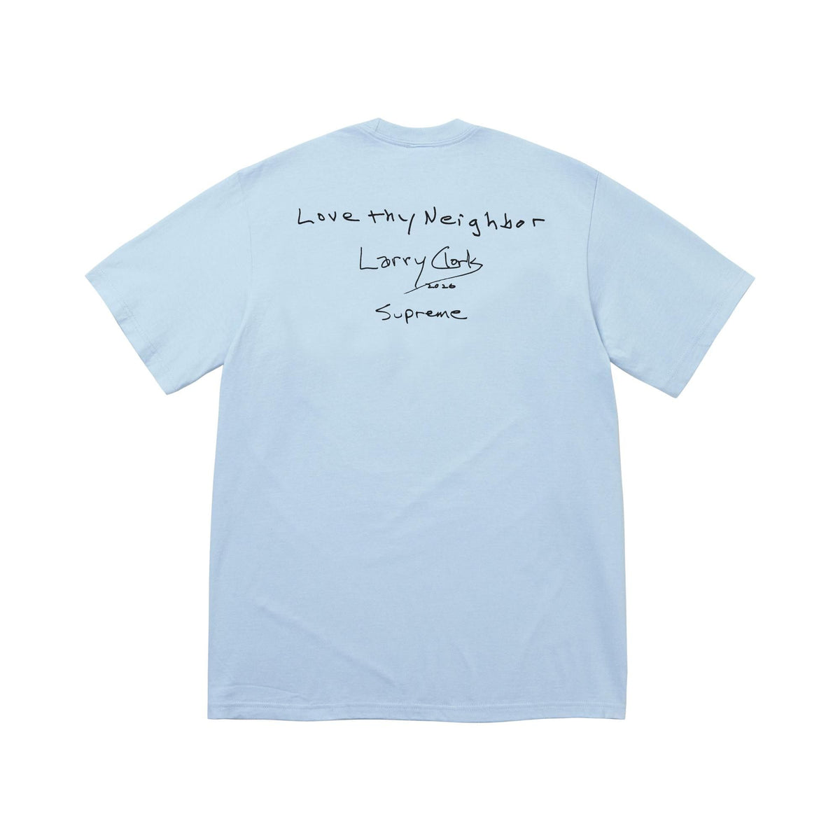 Supreme x Larry Clark Neighbor Tee Powder Blue