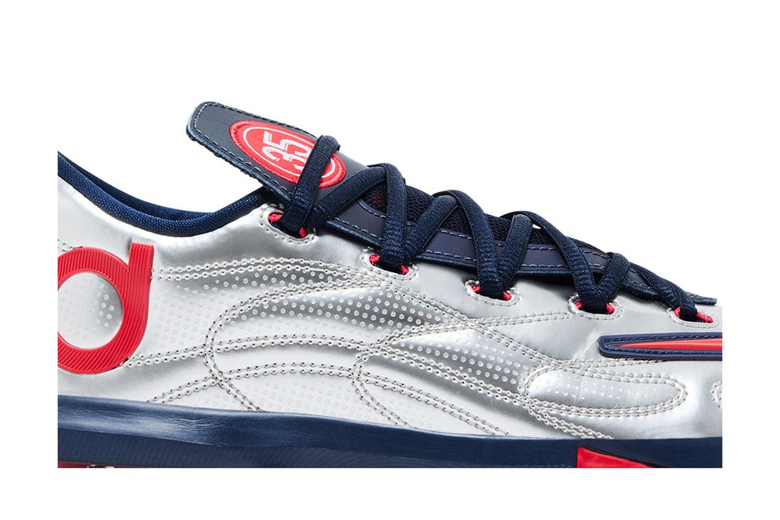 Nike KD 6 x PSG Metallic Silver College Navy