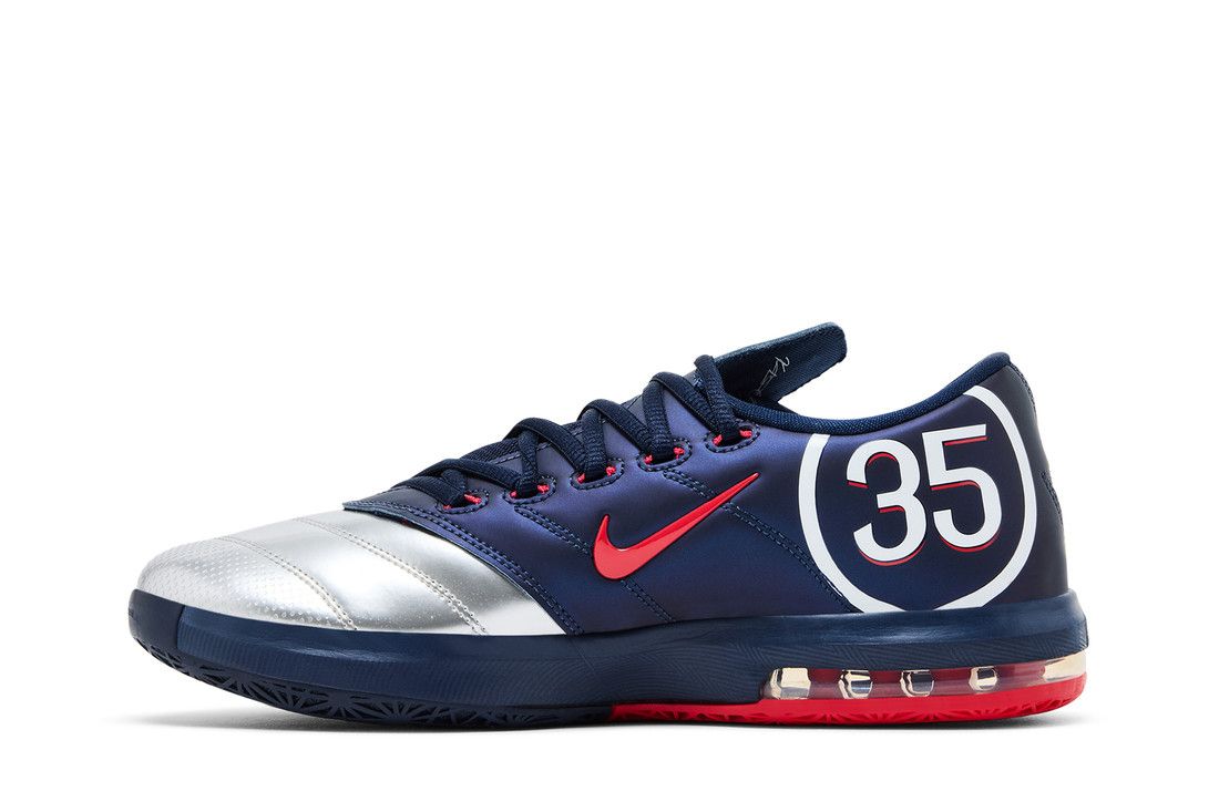 Nike KD 6 x PSG Metallic Silver College Navy