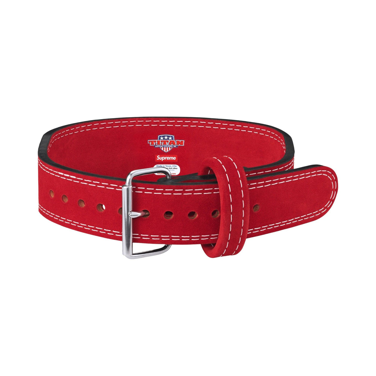 Supreme x Titan Weight Belt Red