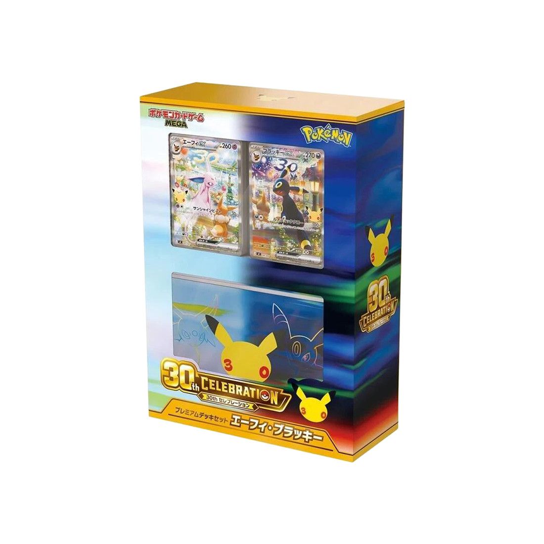 Pokémon Mega 30th Celebration Premium Deck Set Espeon & Umbreon (Japanese) - Im Your Wardrobe