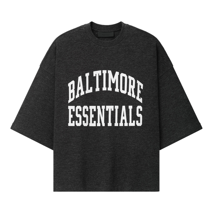 Fear of God Essentials Ravens Merch Tee Iron Grey Heather (FW26)