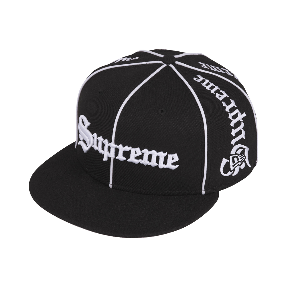 Supreme Piping Script New Era Black - Im Your Wardrobe