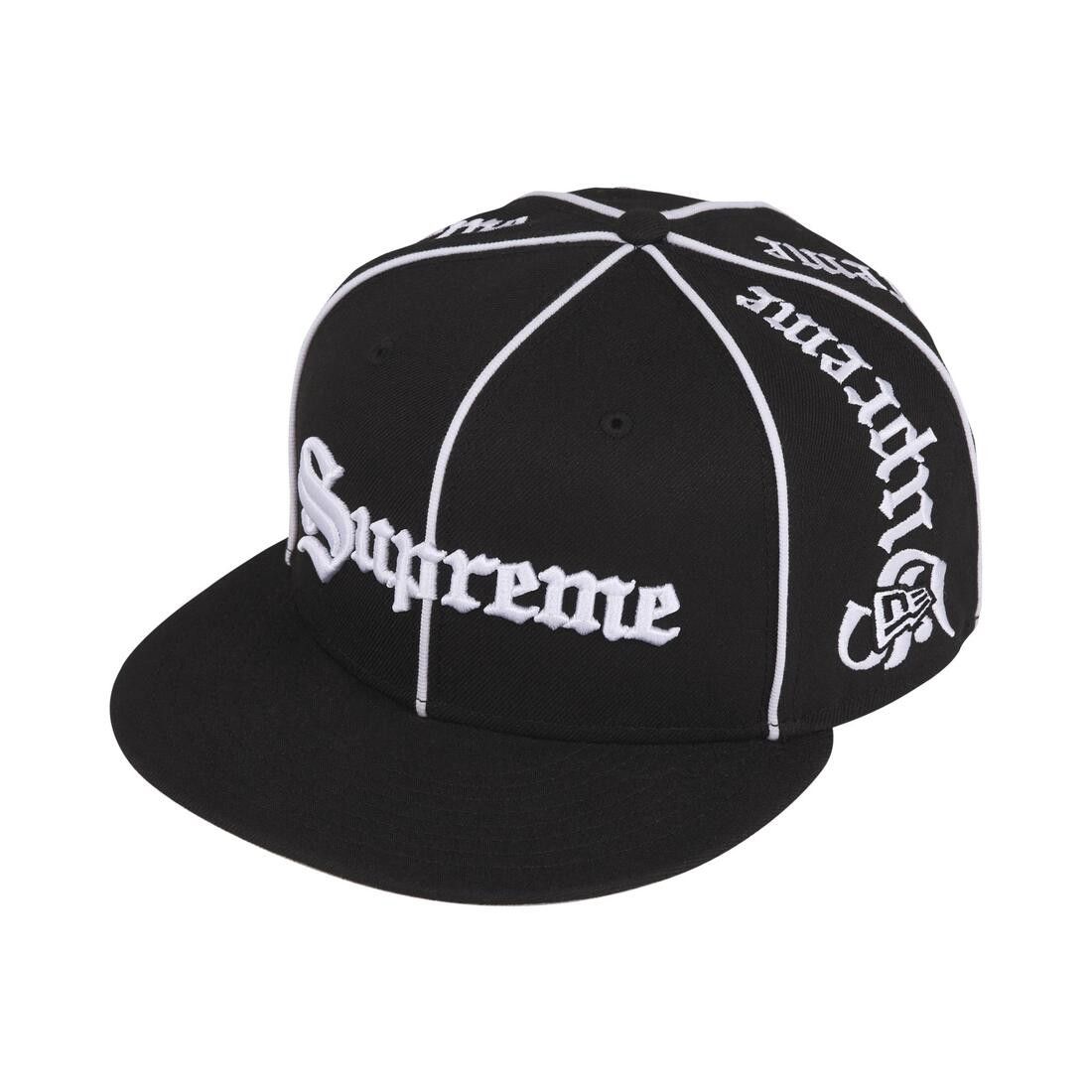Supreme Piping Script New Era Black - Im Your Wardrobe
