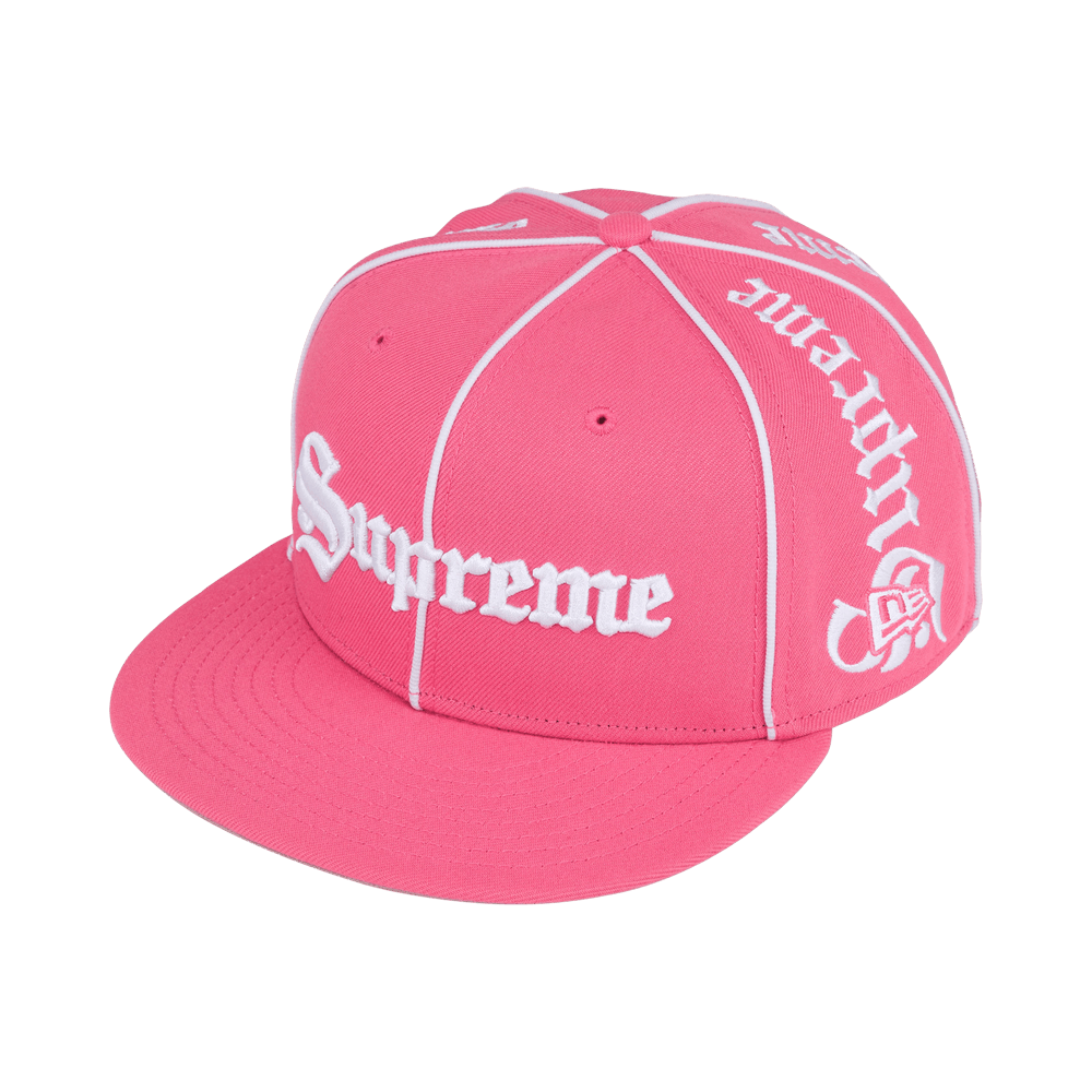 Supreme Piping Script New Era Pink - Im Your Wardrobe