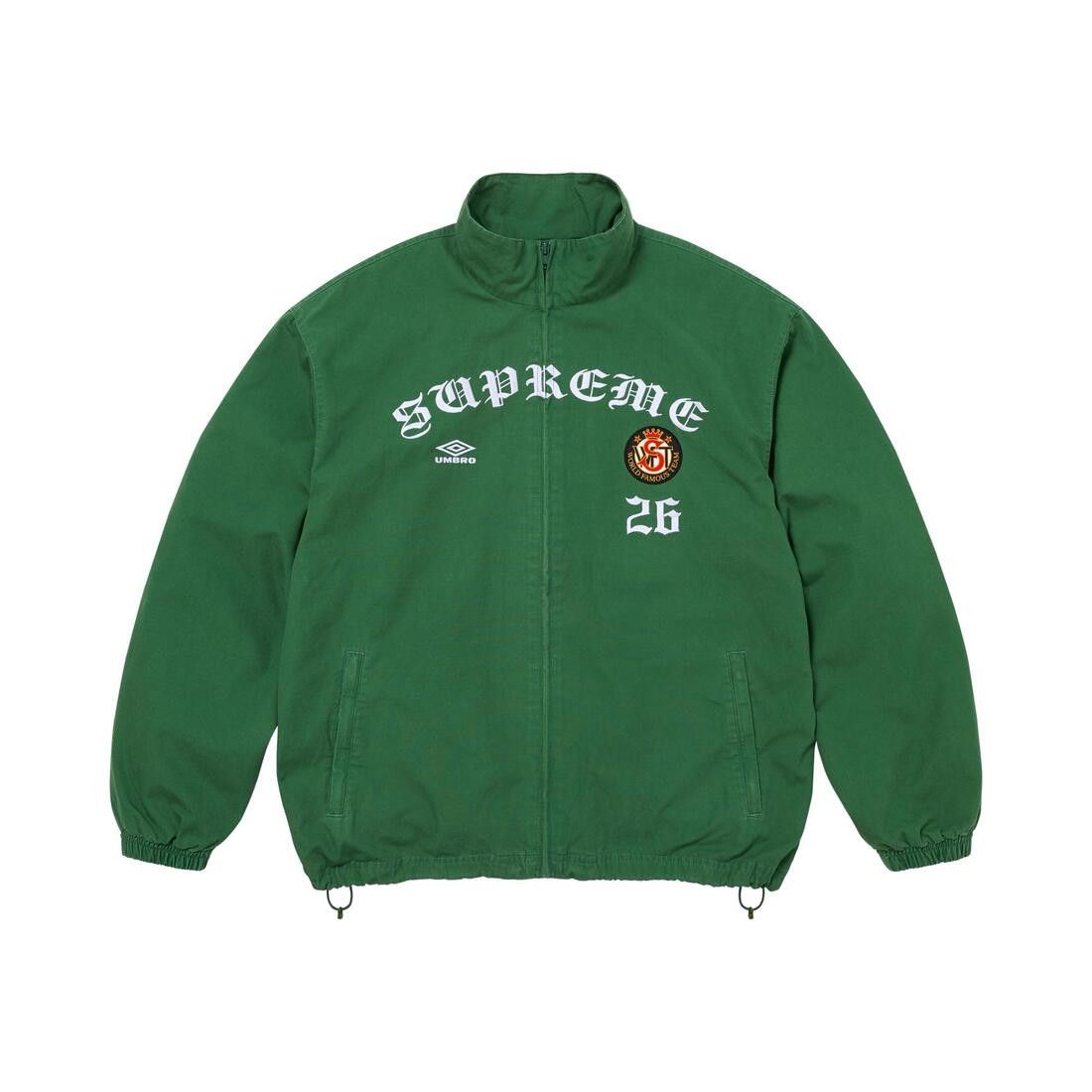 Supreme x Umbro Cotton Ripstop Track Jacket Green - Im Your Wardrobe