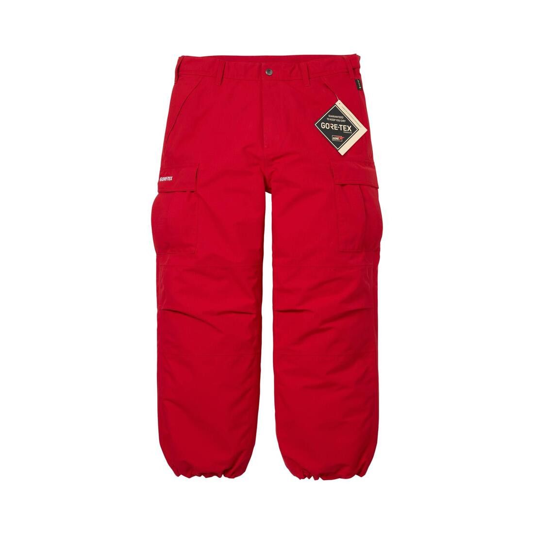 Supreme GORE-TEX Cargo Pant Red - Im Your Wardrobe