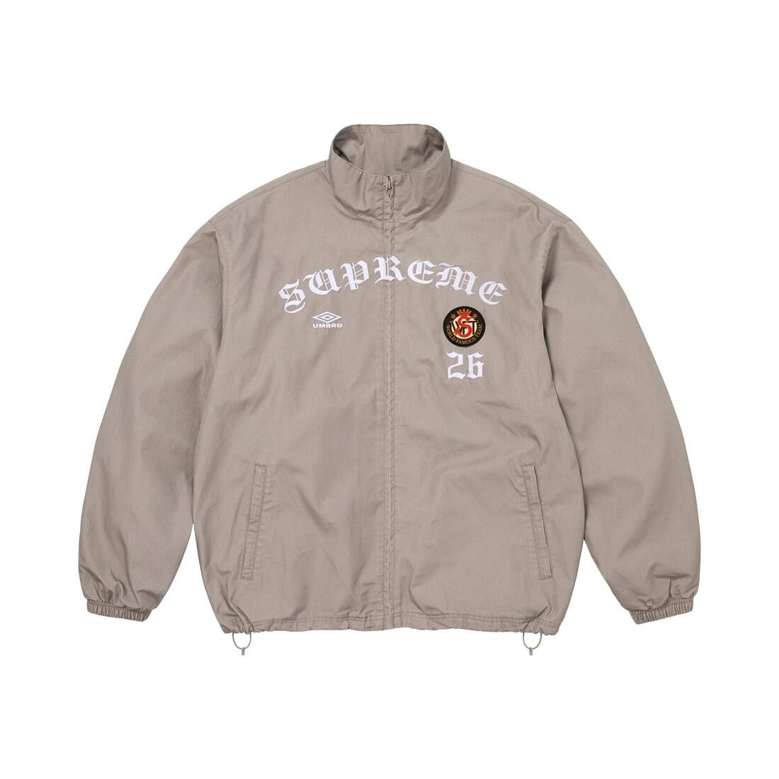 Supreme x Umbro Cotton Ripstop Track Jacket Grey - Im Your Wardrobe