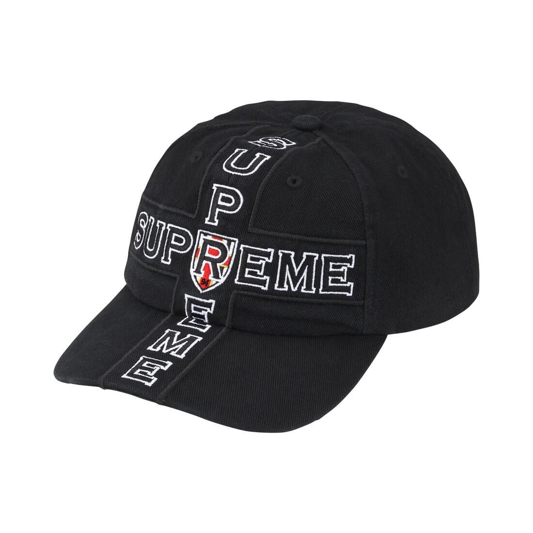 Supreme Cross 6-Panel Black - Im Your Wardrobe