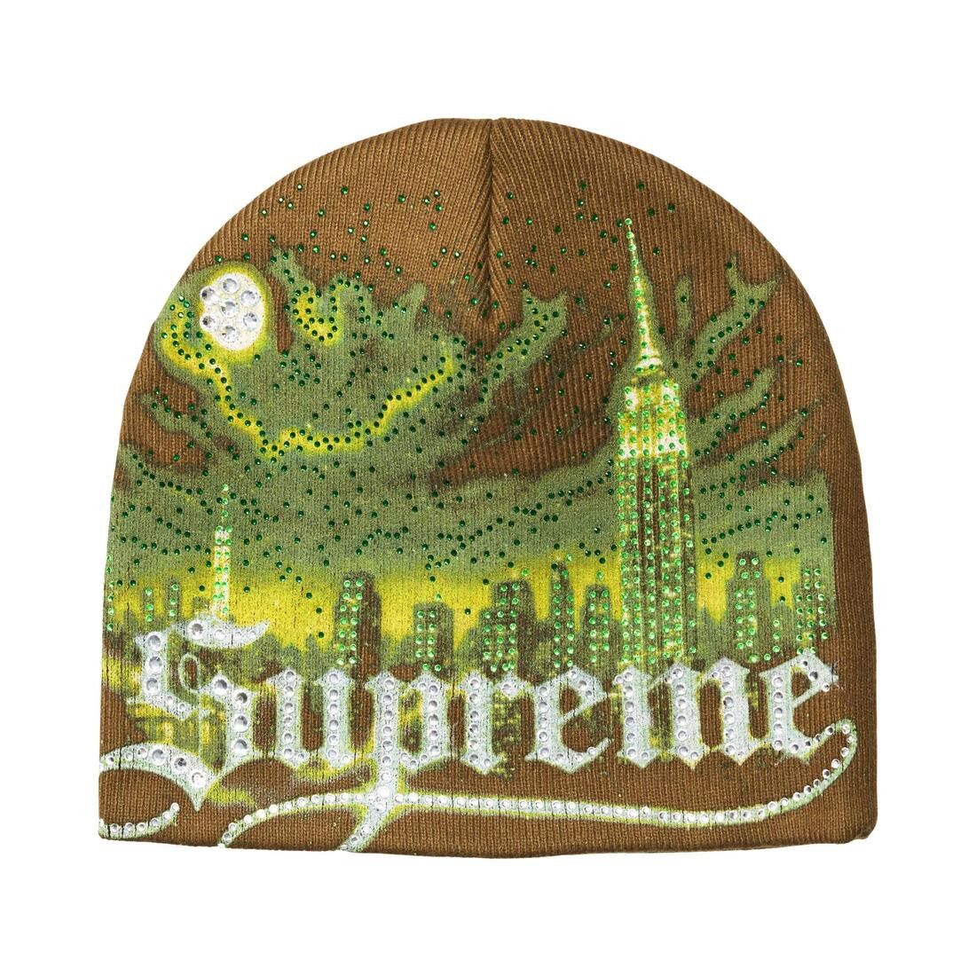 Supreme Cityscape Beanie Brown - Im Your Wardrobe