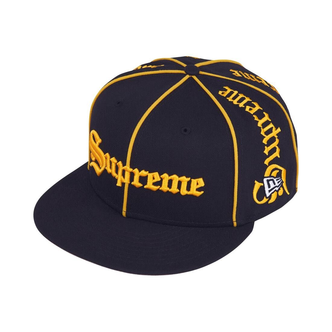 Supreme Piping Script New Era Navy - Im Your Wardrobe