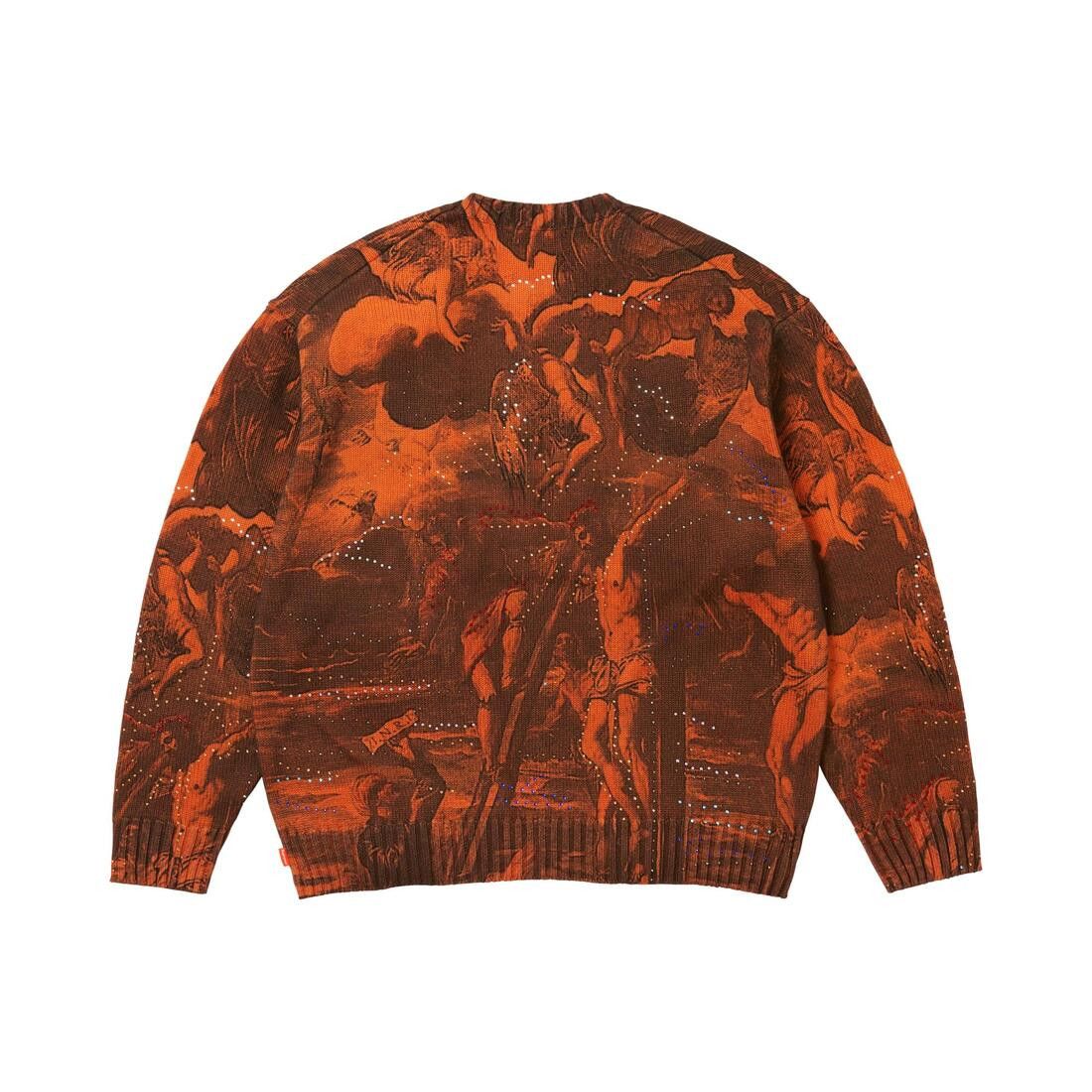 Supreme Crucifixion Sweater Orange - Im Your Wardrobe