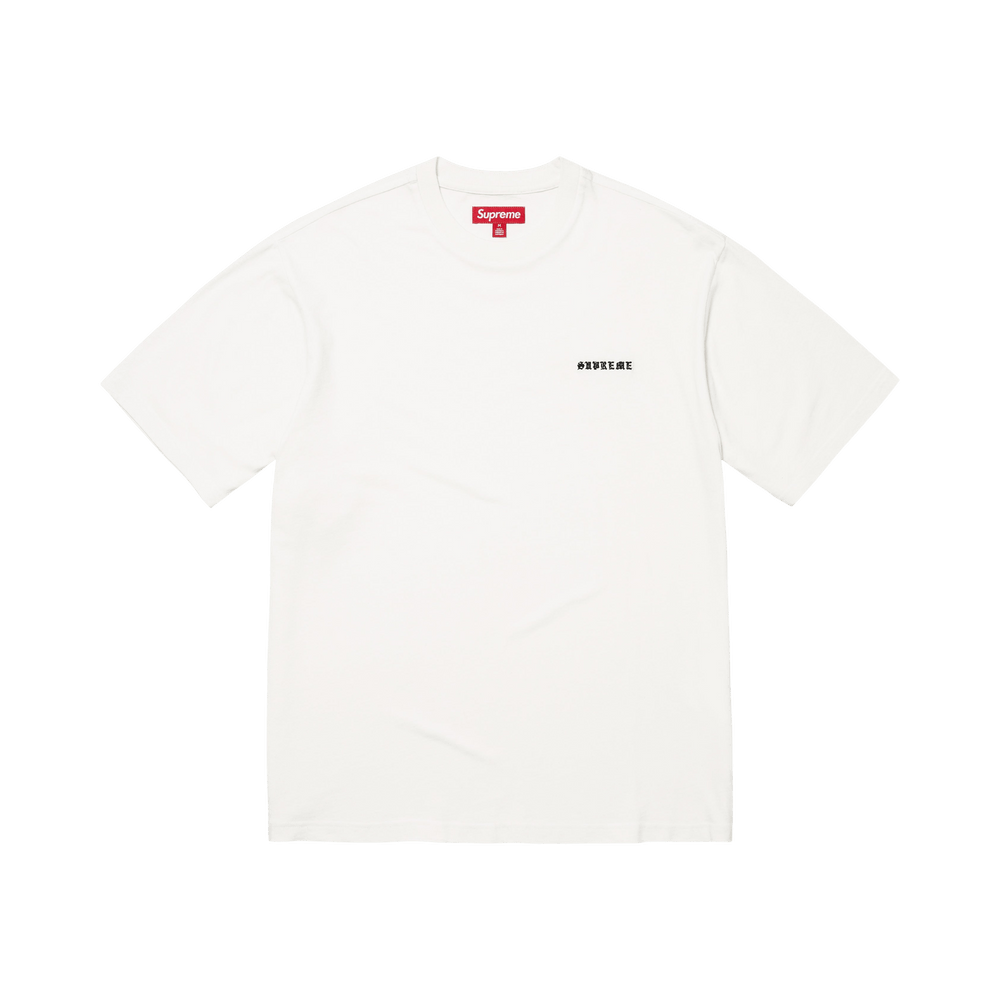 Supreme Washed Short-Sleeve Top White - Im Your Wardrobe