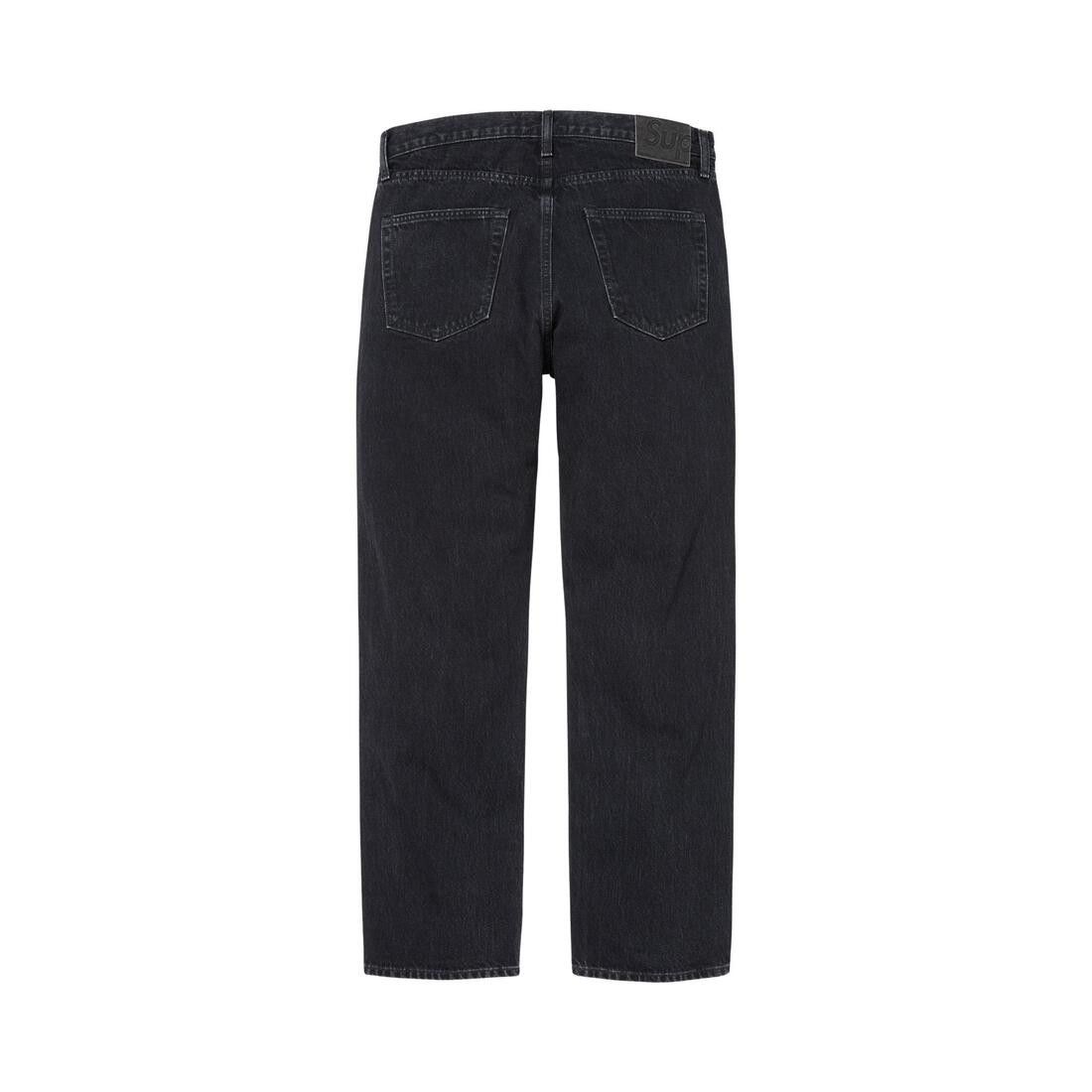 Supreme Slim Straight Selvedge Jean Washed Black - Im Your Wardrobe