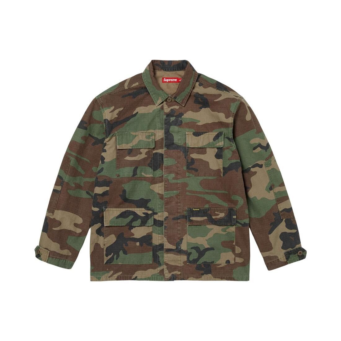 Supreme Ripstop BDU Shirt Jacket Woodland Camo - Im Your Wardrobe