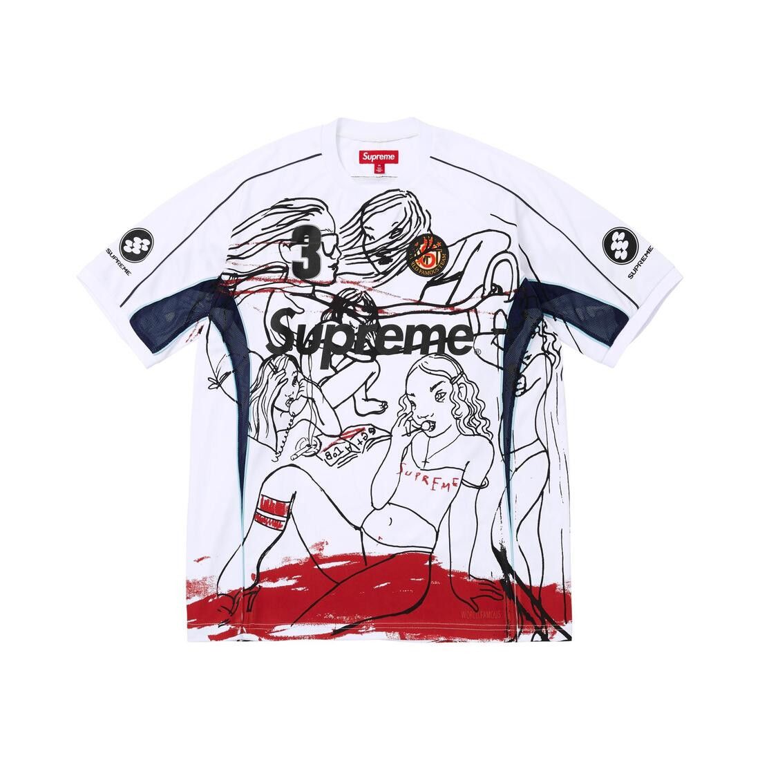 Supreme x Rita Ackermann Jersey White