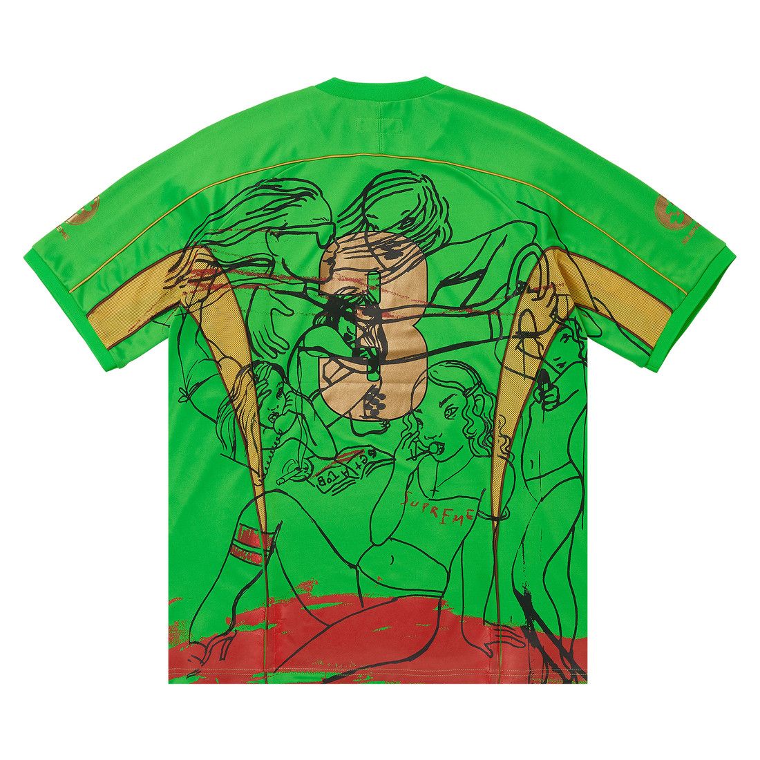 Supreme x Rita Ackermann Jersey Green