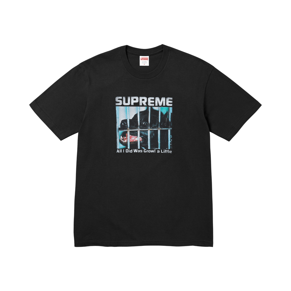 Supreme Growl Tee Black