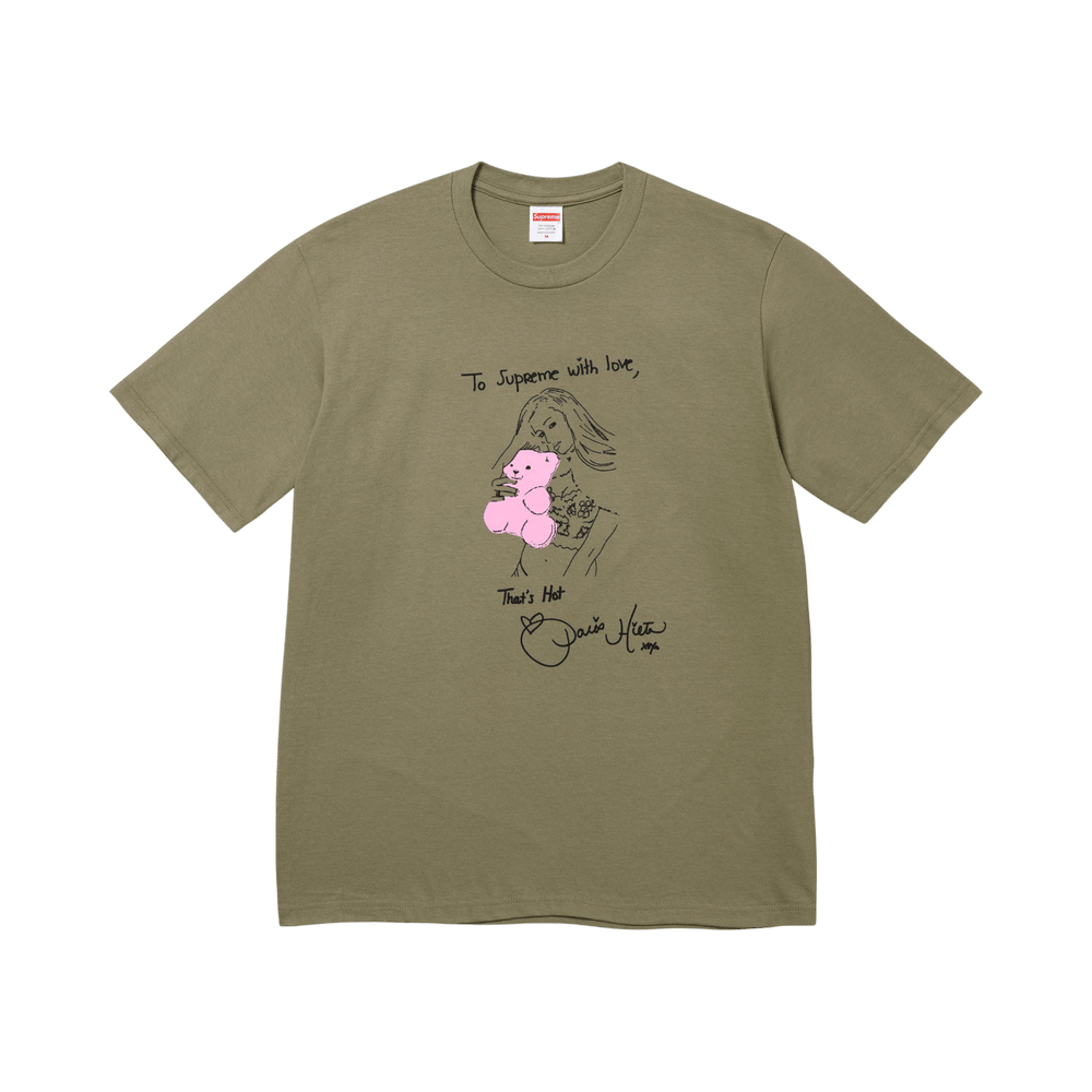 Supreme Paris Tee Light Olive