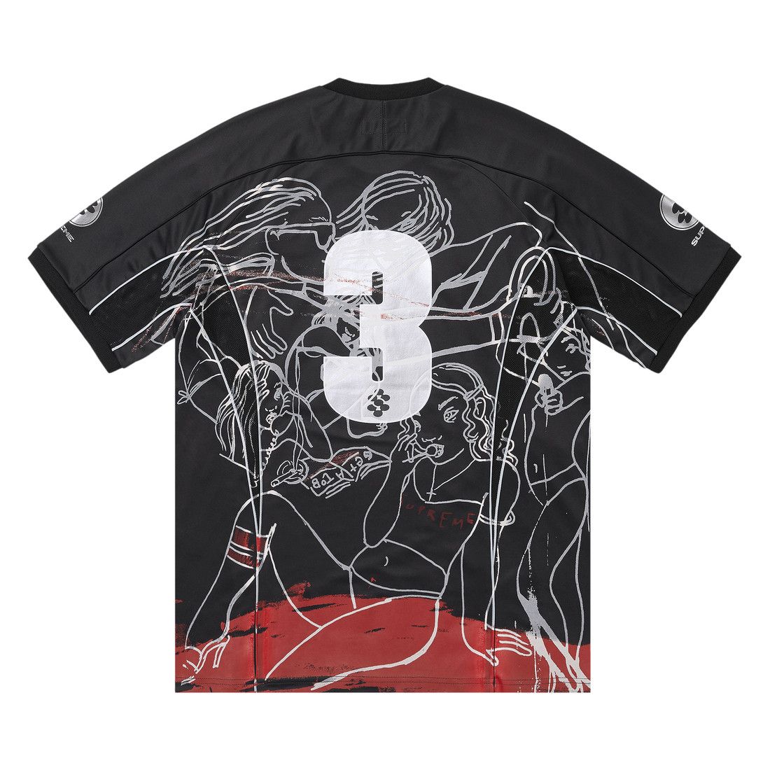Supreme x Rita Ackermann Jersey Black