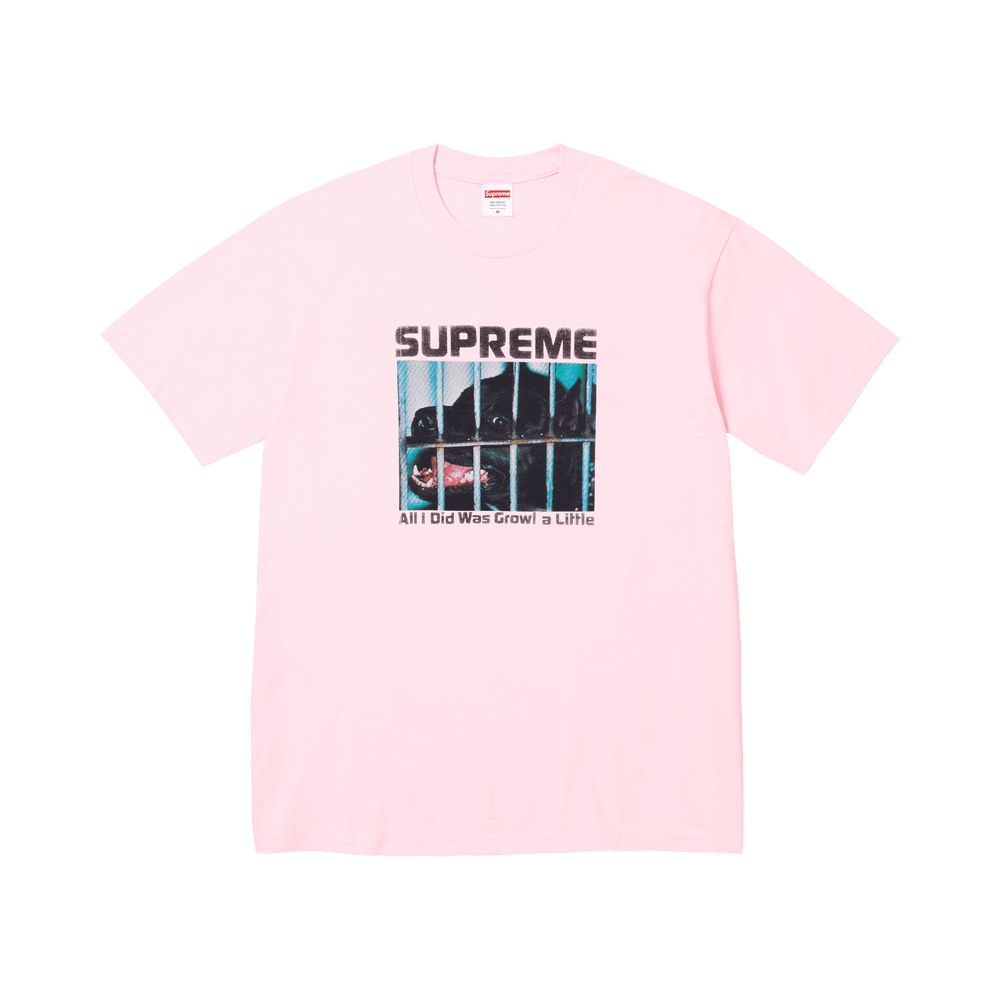 Supreme Growl Tee Light Pink