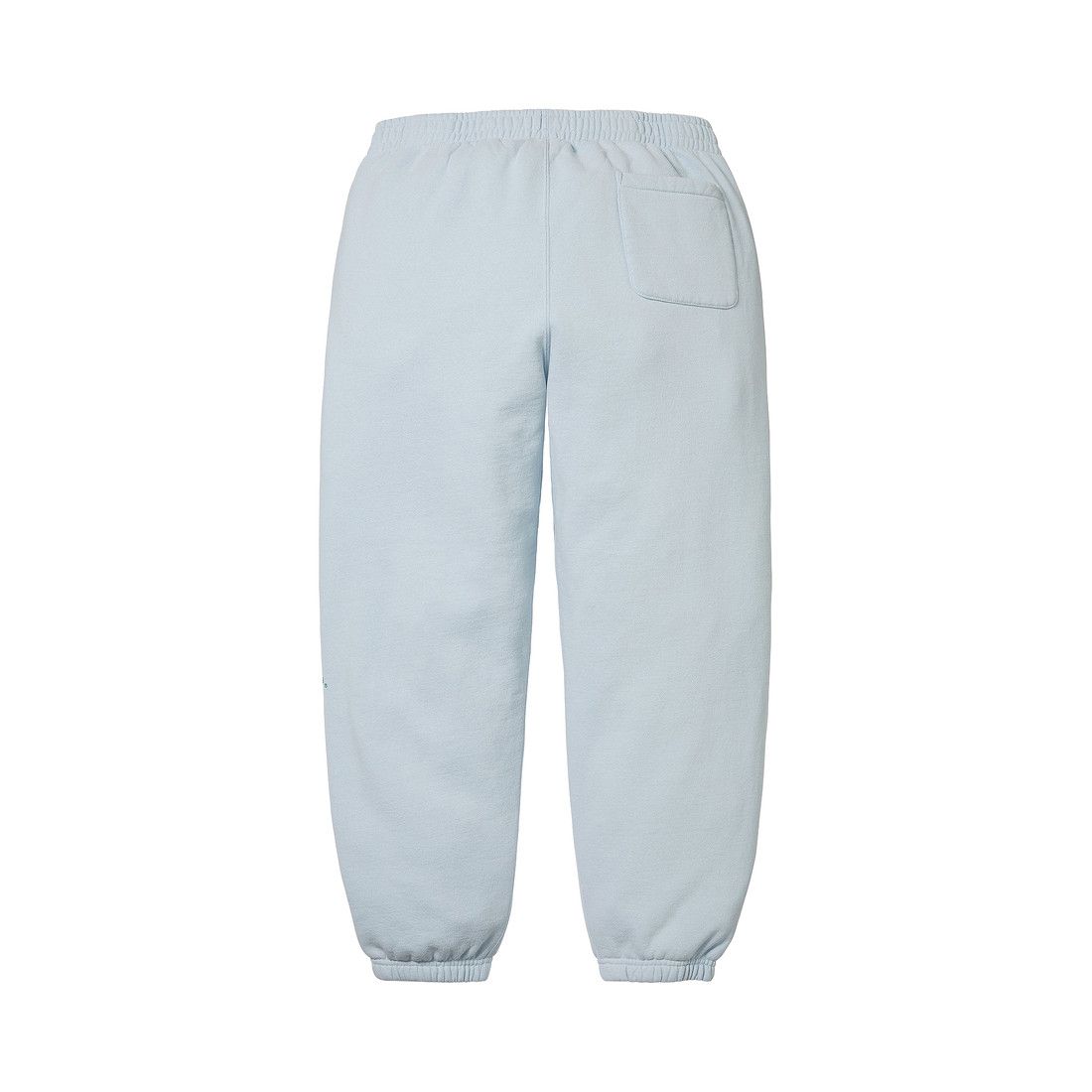 Supreme Washed Logo Sweatpant Light Blue