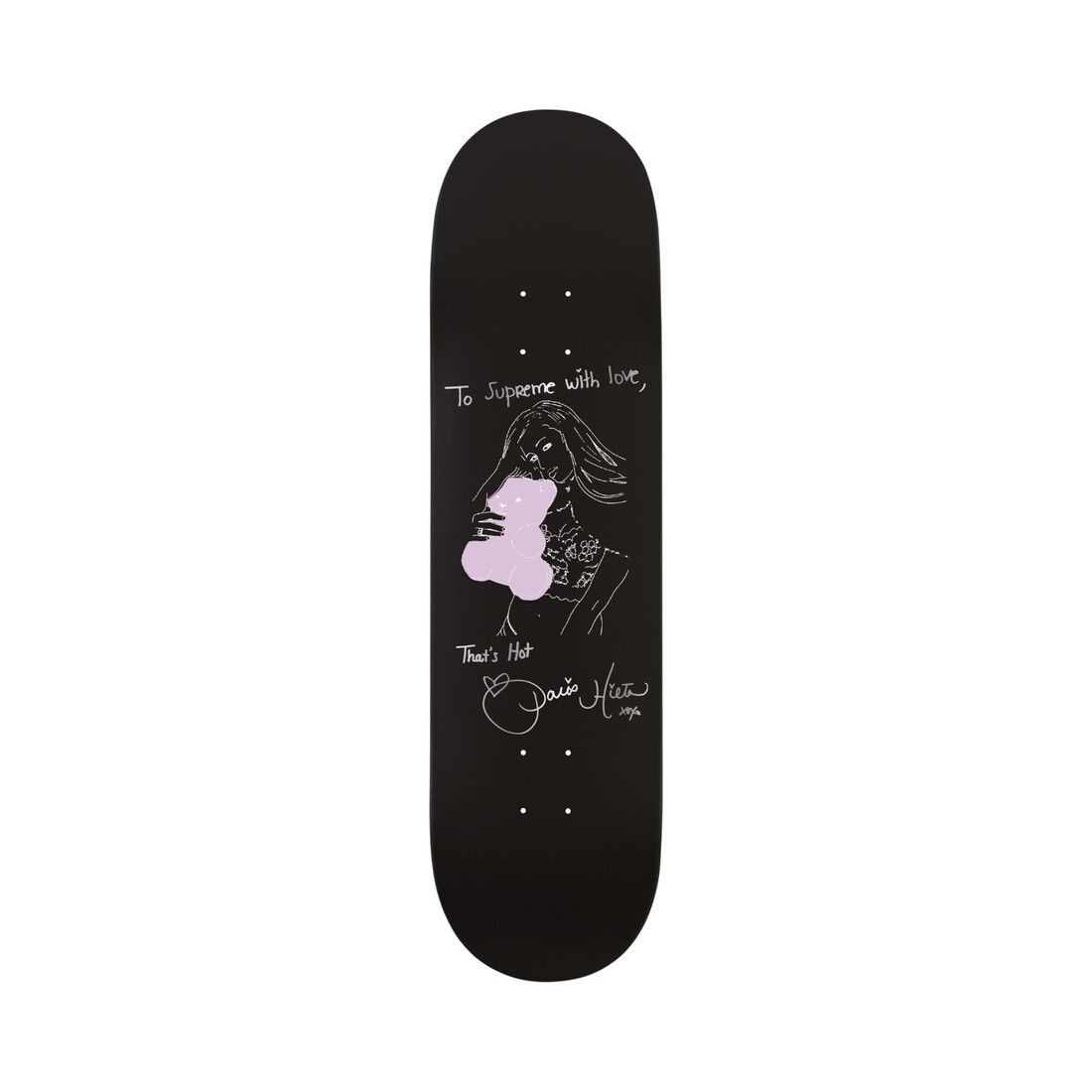 Supreme Paris Skateboard Black
