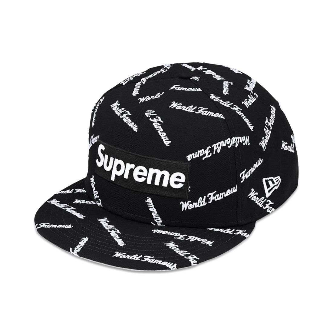 Supreme World Famous Box Logo New Era Black