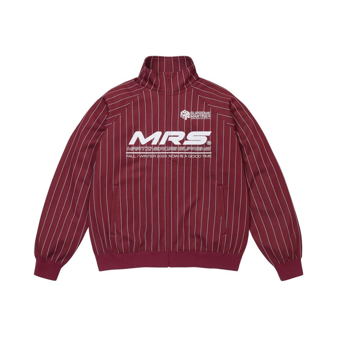 Supreme x Martine Rose Track Jacket Burgundy