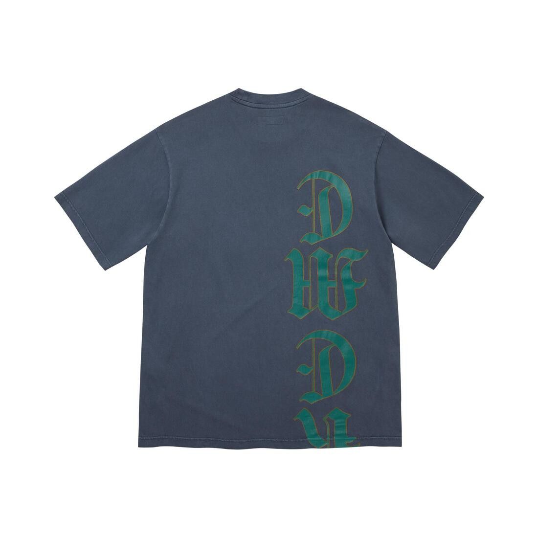 Supreme Cracked Vertical Short-Sleeve Top Navy