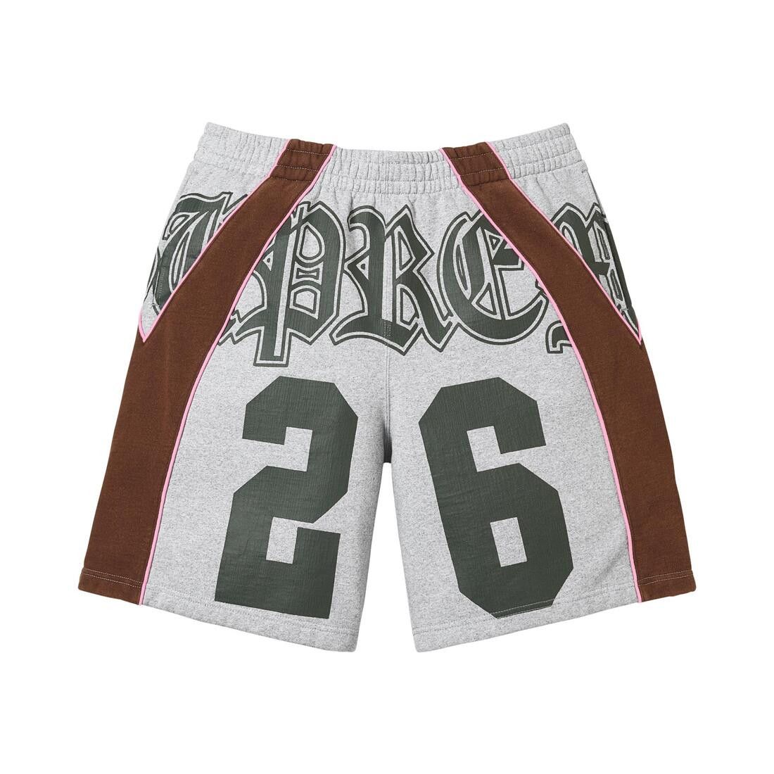 Supreme Paneled Sweatshort Heather Grey