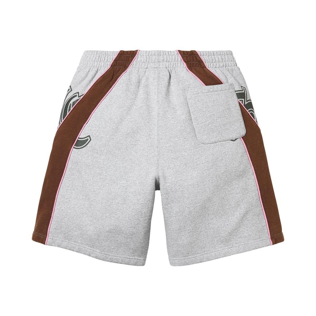 Supreme Paneled Sweatshort Heather Grey