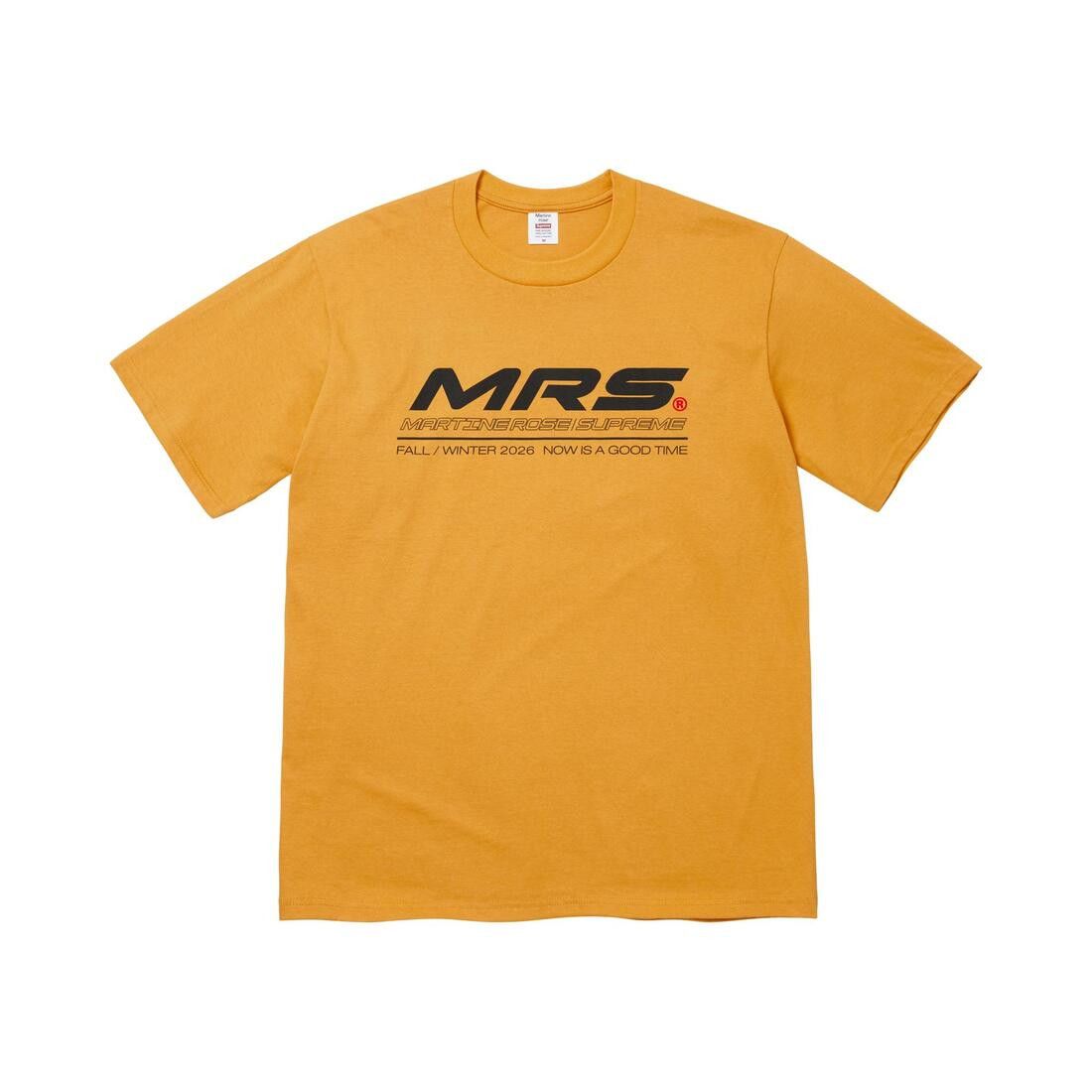 Supreme x Martine Rose Now Tee Mustard