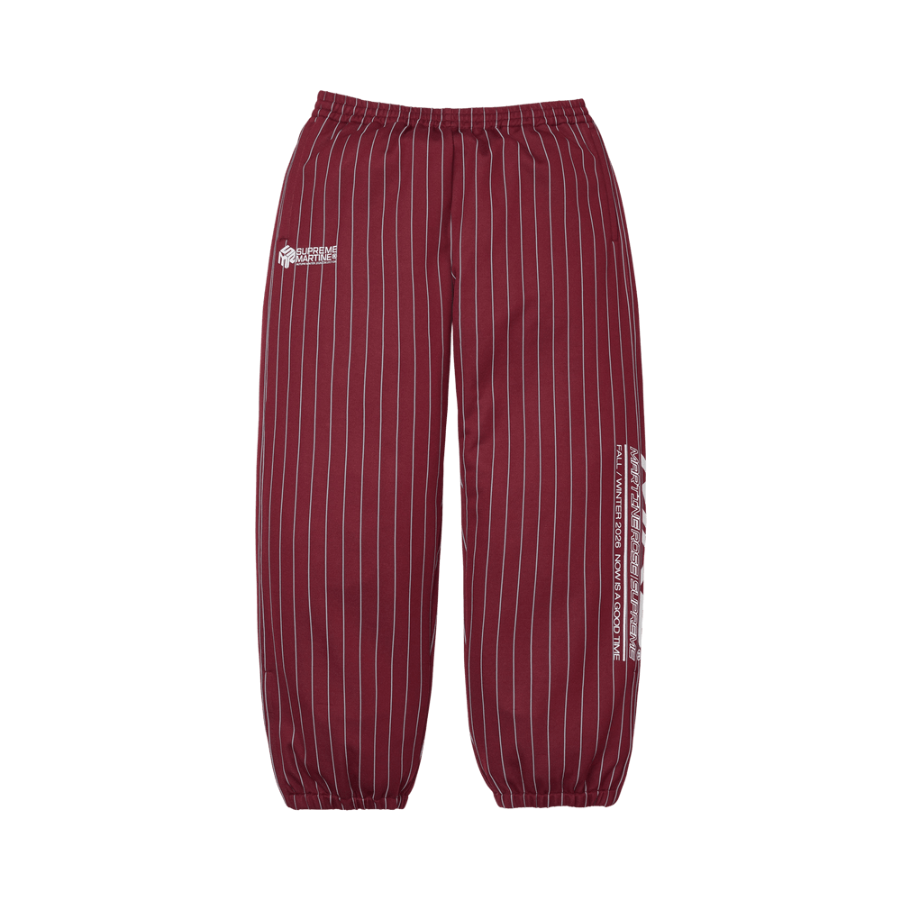 Supreme x Martine Rose Track Pant Burgundy