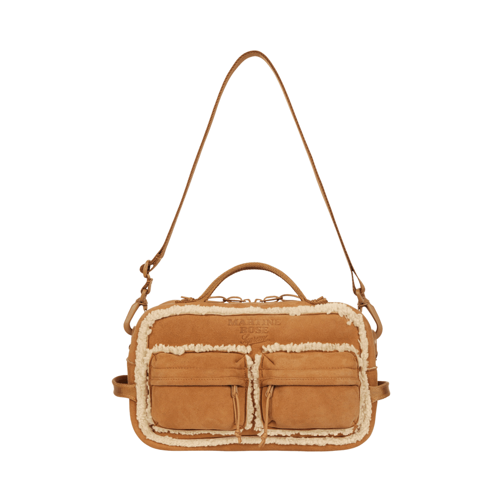 Supreme x Martine Rose Shearling Mini Duffle Bag Tan