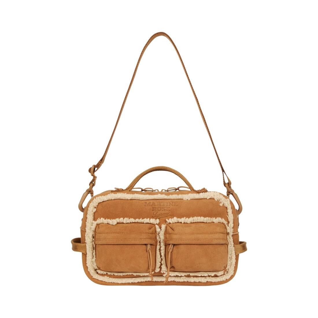 Supreme x Martine Rose Shearling Mini Duffle Bag Tan