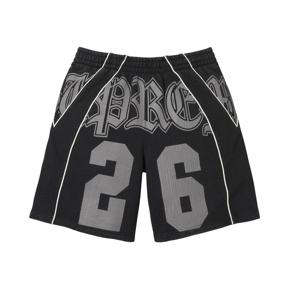 Supreme Paneled Sweatshort Black